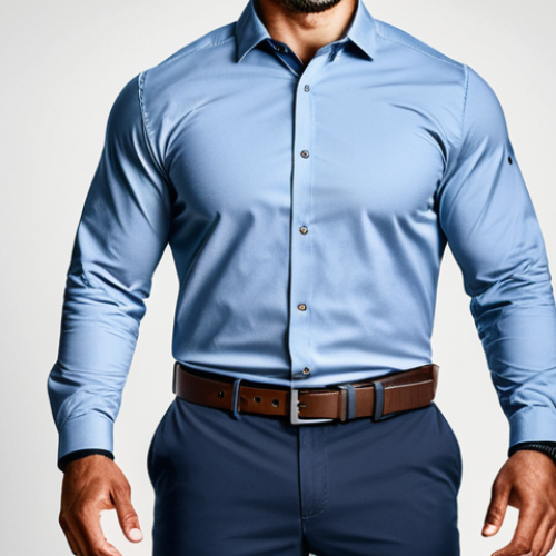 Home 6 **
"A well-dressed man in modest, everyday attire, wearing a stylish Under Armour belt. He is standing in a modern, minimalist studio setting. The image focuses on the belt and its design. Safe for work, appropriate content, fully clothed, professional photograph, perfect anatomy, correct proportions, natural pose."
**